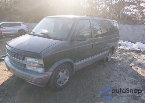 2002 Chevrolet Astro Ls z USA, uszkodzony, nr VIN 1GNEL19X72B145442